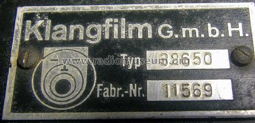 Euronette Klarton-Verstärker 32650 pri; Klangfilm GmbH (ID = 1087628) Verst/Mix