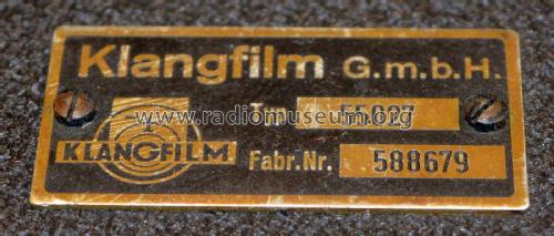 Kino-Lautsprecher-Kombination ; Klangfilm GmbH (ID = 1923473) Parleur