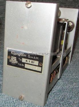 Lichtton-Vorverstärker KL V 007; Klangfilm GmbH (ID = 2848658) Ampl/Mixer
