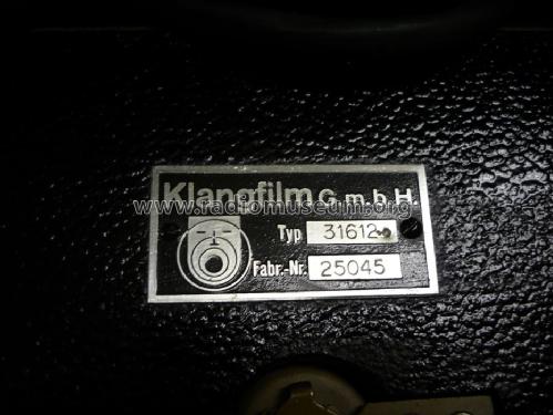 Tonfilm-Verstärker 31612; Klangfilm GmbH (ID = 736873) Ampl/Mixer