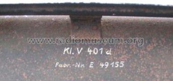 V401d; Klangfilm GmbH (ID = 187998) Verst/Mix