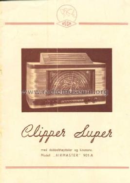 Clipper Super 901-A; Vega brand, (ID = 107108) Radio