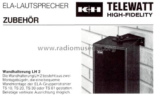 Lautsprecher TS20; Klein & Hummel; (ID = 2358907) Speaker-P