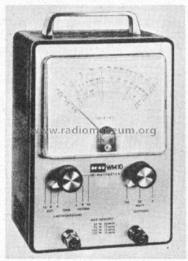 Teletest NF-Wattmeter WM10; Klein & Hummel; (ID = 1954729) Equipment