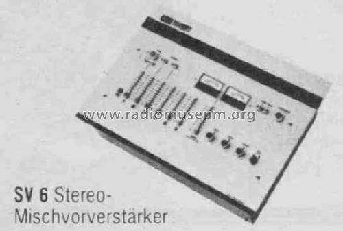 Telewatt Mischvorverstärker SV 6; Klein & Hummel; (ID = 432157) Ampl/Mixer