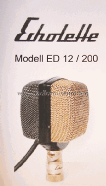 ED12/200; Echolette Marke / (ID = 299328) Microphone/PU