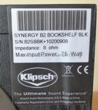 SYNERGY B-2; Klipsch Audio (ID = 2640672) Speaker-P