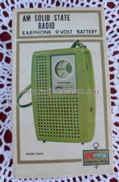 Solid State W600; Kmart Corporation, S (ID = 1389911) Radio