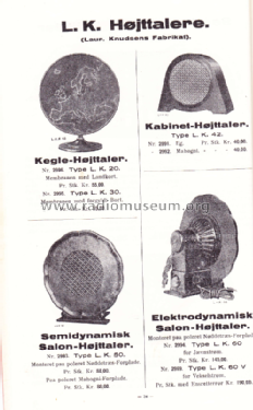 Elektrodynamisk Salon-Højttaler LK 60 V; Knudsen, Lauritz LK; (ID = 2926546) Speaker-P