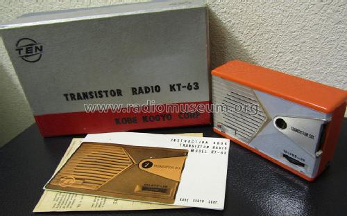 Transistor Six KT-63 Radio TEN brand, Kobe Kogyo Corporation; Kobe 