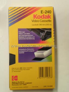 VHS Video Cassette ; Kodak - Eastman (ID = 2007060) Altri tipi