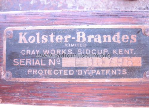 KB 163; Kolster Brandes Ltd. (ID = 973355) Radio