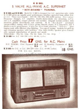 KB 860; Kolster Brandes Ltd. (ID = 1941345) Radio