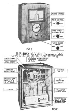 KB 405A; Kolster Brandes Ltd. (ID = 2207721) Radio