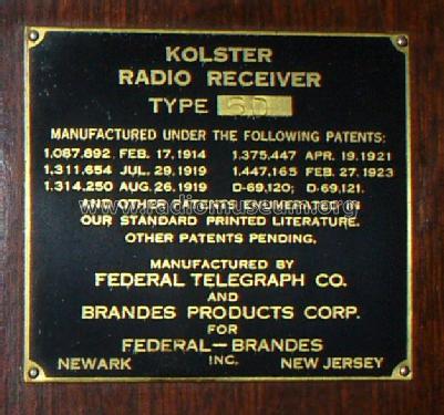 6-D ; Kolster; USA (ID = 848034) Radio