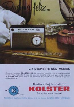 7 Transistor 200; Kolster Iberica, S.A (ID = 1077616) Radio