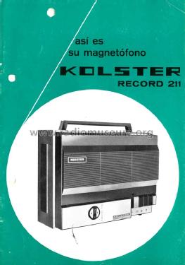 Record 211; Kolster Iberica, S.A (ID = 1870150) Sonido-V