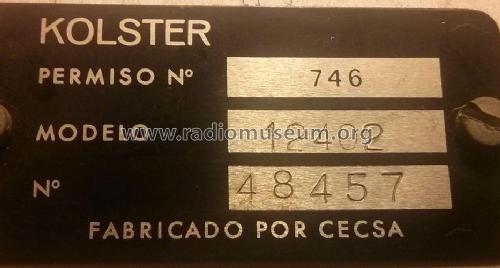 8 Track Stereo Sound Playsonic 12402; Kolster Iberica, S.A (ID = 1739968) Sonido-V