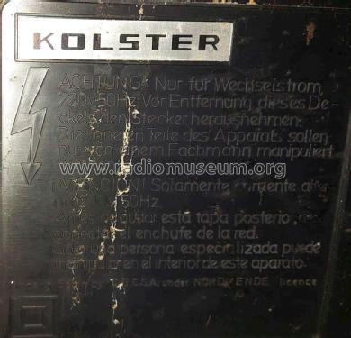 CK-720A; Kolster Iberica, S.A (ID = 3092359) Television