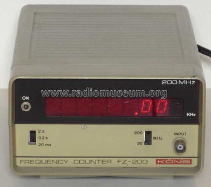 Frequency Counter FZ-200; König Electronic (ID = 1184124) Equipment