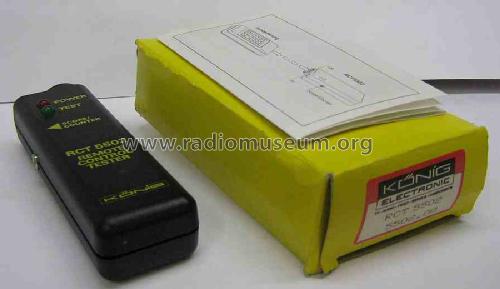 Remote Control Tester RCT 5502; König Electronic (ID = 439130) Equipment