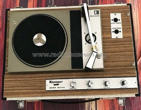 Maleta Tocadiscos 2500 Stereo; Königer marca; (ID = 3088765) R-Player