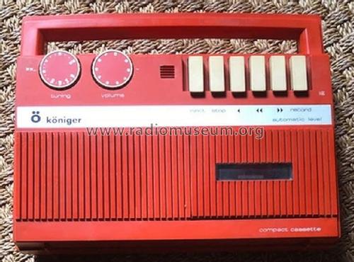 Radio Cassette 3103; Königer marca; (ID = 3088735) Radio