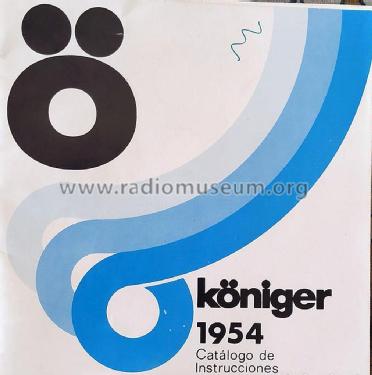 Stereo Center 1954; Königer marca; (ID = 3088963) Radio