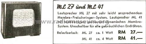 Membra ML27; Konski & Krüger, (ID = 1389608) Parleur