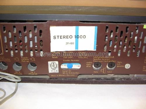 Stereo 1000L 29480; Körting-Radio; (ID = 1761281) Radio