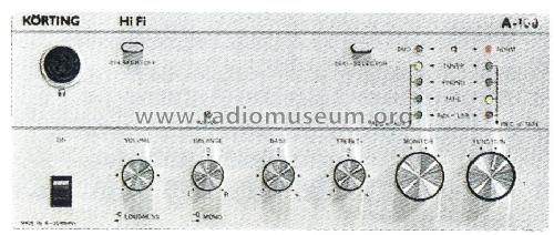 A-100 Typ: 39830; Körting-Radio; (ID = 1007083) Ampl/Mixer