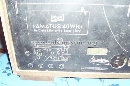 Amatus 40WKD; Körting-Radio; (ID = 694944) Radio