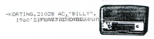 Billy 21028; Körting-Radio; (ID = 2662893) Radio