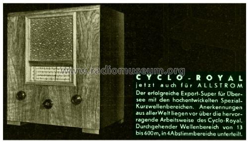 Cyclo Royal SE4250WL; Körting-Radio; (ID = 1637292) Radio