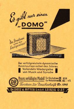 Domo IIG Ch= Excello; Körting-Radio; (ID = 2523492) Parlante