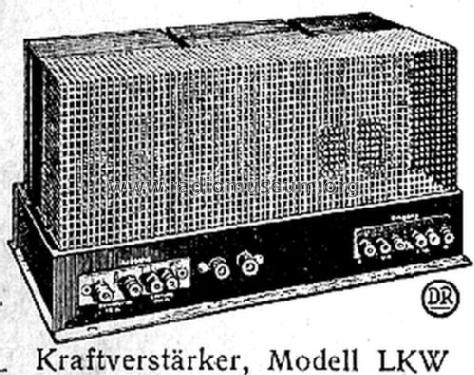 Excello-Kraftverstärker LKW7; Körting-Radio; (ID = 1525887) Ampl/Mixer