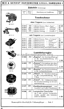 Excello Tonabnehmer ; Körting-Radio; (ID = 1581971) Microphone/PU