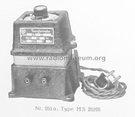 Heiztransformator MS, Nr. 26205; Körting-Radio; (ID = 3031128) Radio part