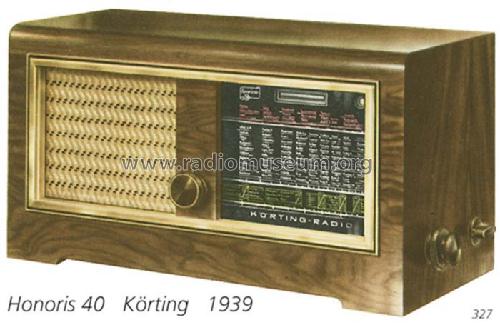 Honoris 40WK; Körting-Radio; (ID = 707899) Radio