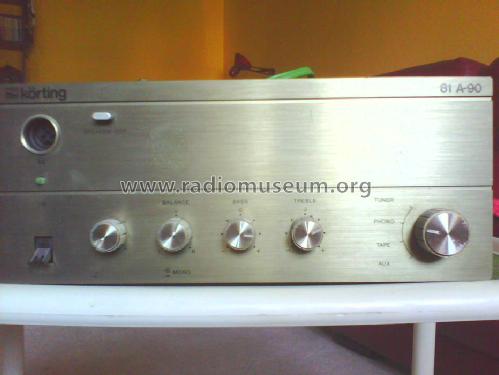 Integrated Amplifier 81 A-90; Körting-Radio; (ID = 1183796) Ampl/Mixer