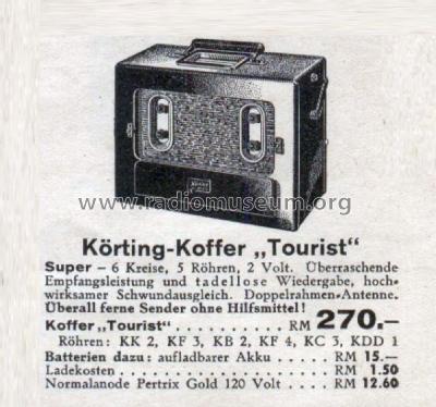 Kofferempfänger E13 Ch= Tourist KS6230B; Körting-Radio; (ID = 2817214) Commercial Re