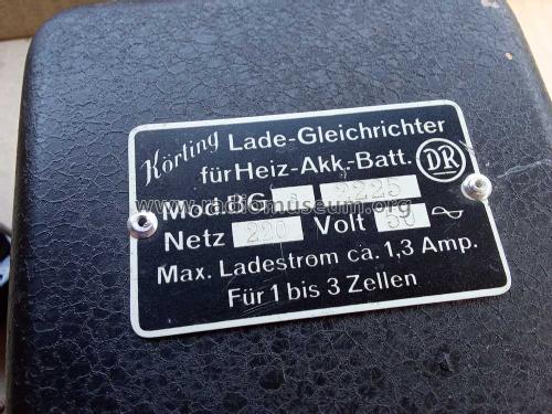 Ladegleichrichter BG; Körting-Radio; (ID = 2932262) Strom-V