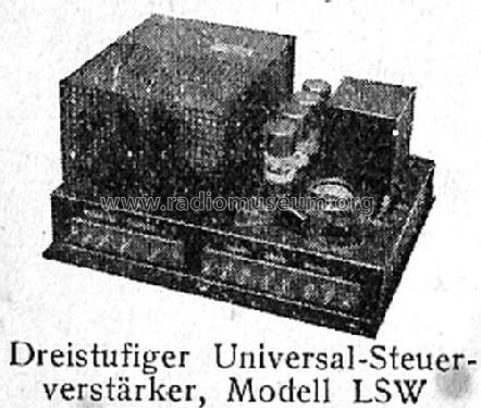 LSW1 3/4; Körting-Radio; (ID = 1525893) Ampl/Mixer