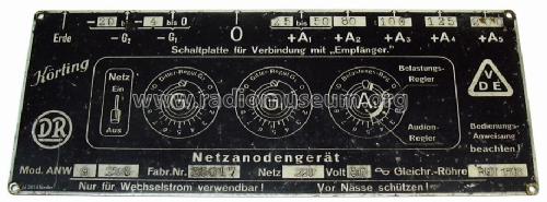 Netzanodengerät ANW-2208/IX ANW-9-2208; Körting-Radio; (ID = 1844791) Aliment.