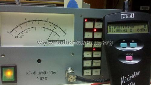 NF-Millivoltmeter P-02S; Körting-Radio; (ID = 1716136) Equipment