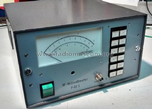 NF-Millivoltmeter P-02S; Körting-Radio; (ID = 1726383) Equipment