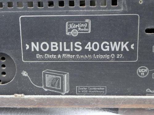 Nobilis 40GWK; Körting-Radio; (ID = 2108683) Radio