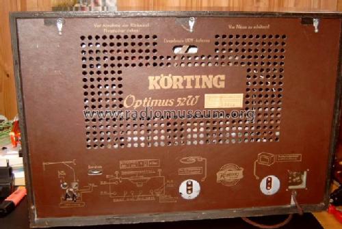 Optimus 52W; Körting-Radio; (ID = 437416) Radio