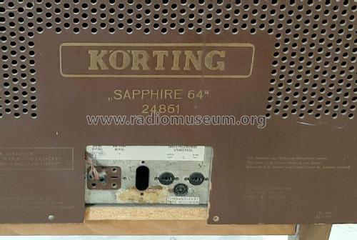 Sapphire 64 24861; Körting-Radio; (ID = 2682822) Radio