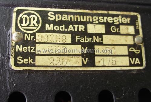 Spannungsregler ATR1 Gr.1; Körting-Radio; (ID = 1268444) Equipment